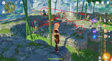 One of the remaining fragments is below a teleport waypoint to the west of Qingce Village. . Qingce village puzzle
